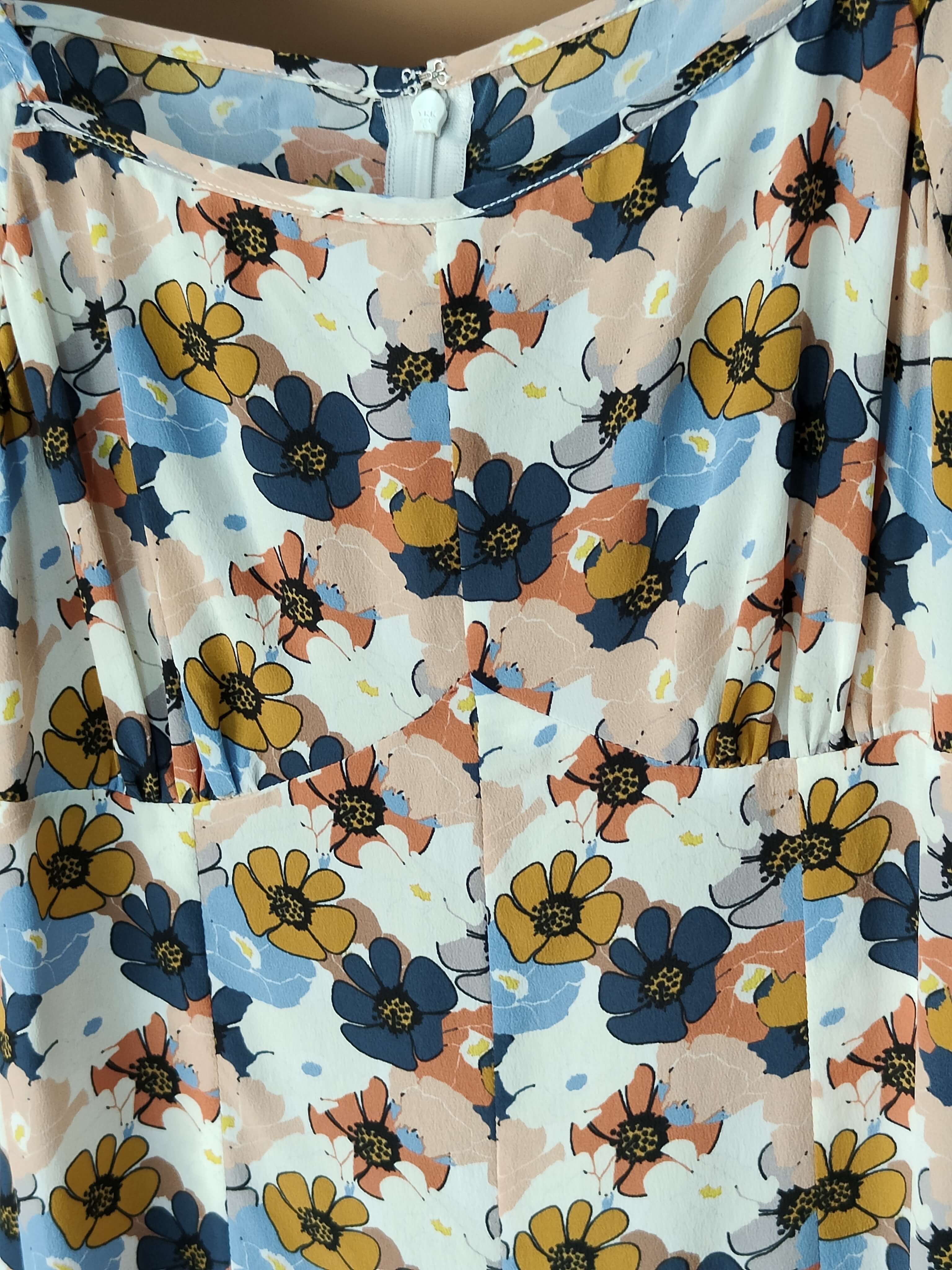 Custom Printning Floral Short Silk Maxi Kjole til damer i bulk