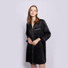 100% Pure Mulberry Silk Black Pyjamas Personaliseret til kvinders søvntøj 