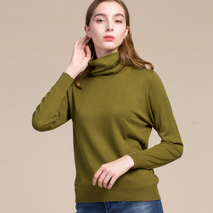 Engros rullekrave sweater Custom langærmet kashmir rullekrave sweater til kvinder