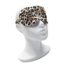Private Label Leopard Mønster Travel Eye Cover Blindfold til Sove Blokering Out Lights