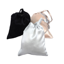 Brugerdefineret silkepose med snoretræk og øjenmaske med logo til smykker og krystaller