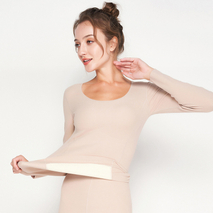 Engros Kvinders Opvarmet Silke Akryl Termisk Undertøj Sæt til Vinter Base Layer tøj